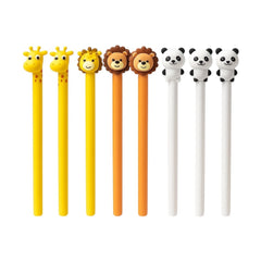 Set 48 Pixuri Animale Happy Every Day , Girafa, Leu, Vacuta , Pixuri Copii