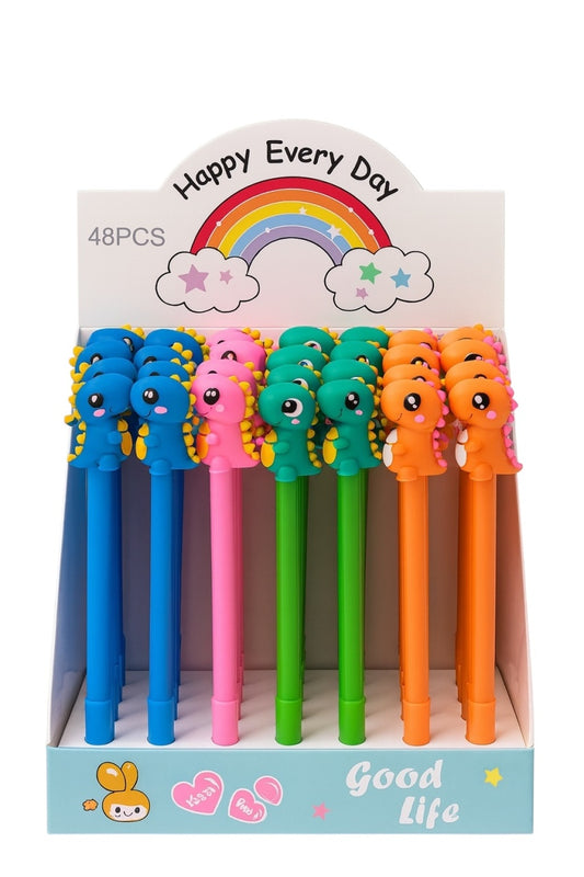 Set 48 Pixuri Dinozaur Happy Every Day , Pixuri Colorate pentru Copii