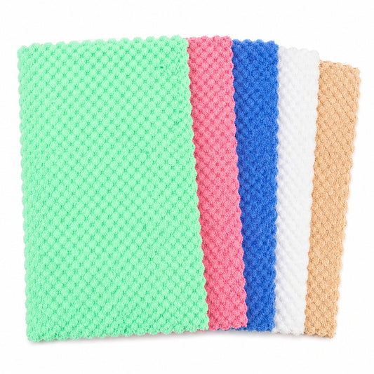 Set 5 prosoape bucătărie din microfibră 30x30 cm – ultra absorbante, uscare rapidă