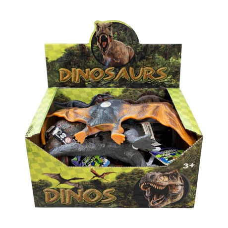 Set 6 Figurine Dinozauri Realistice din Plastic Moale