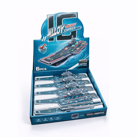 Set 6 Portavion jucarie metalic tip Aircraft Carrier model realist