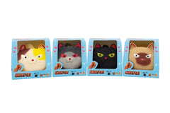 Set 8 Jucarii Angry Cat , Pisici Amuzante Squooshy pentru Copii 3+