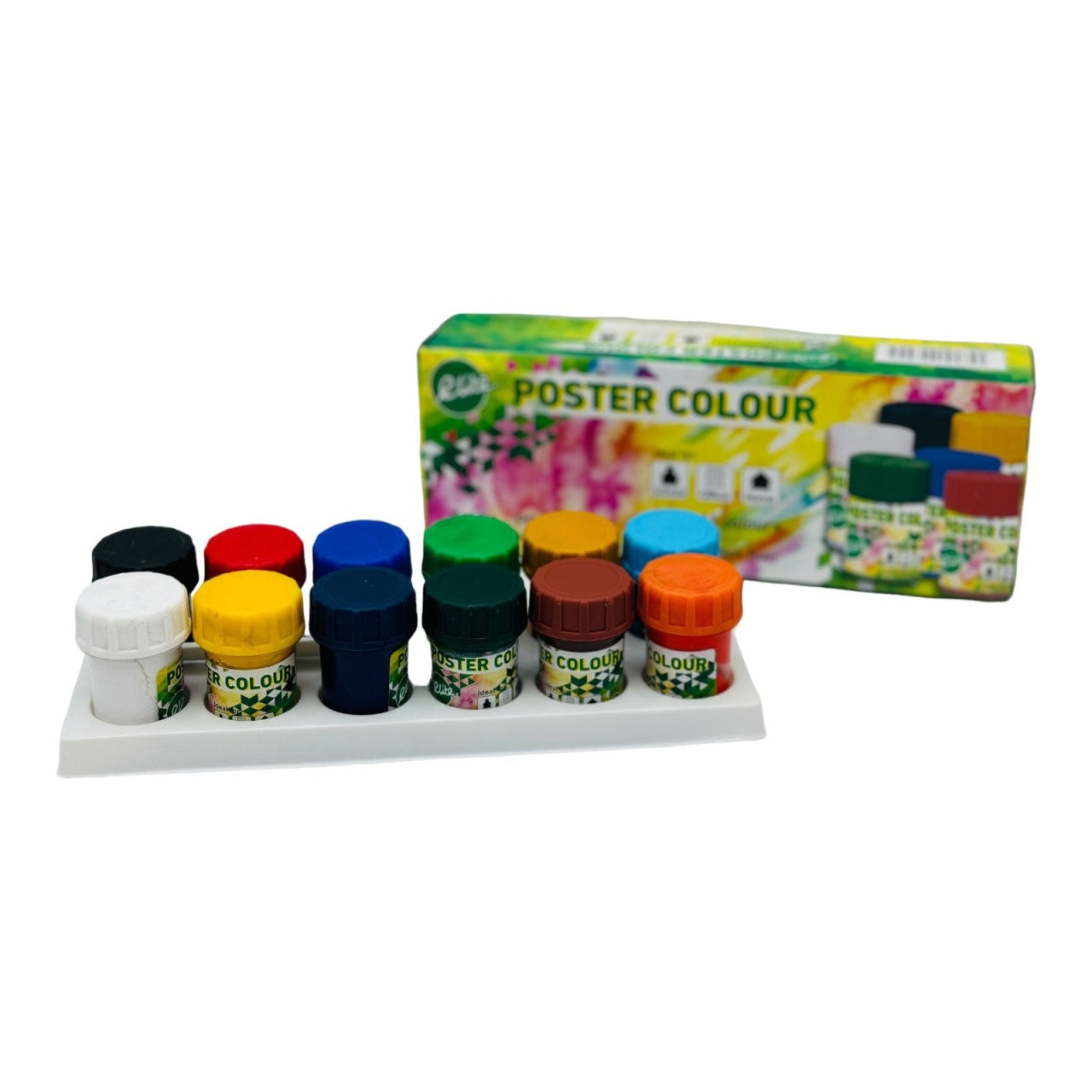 Set acuarele guase Elite 12 culori x 15ml , culori intense pentru pictura artistica si scolara,