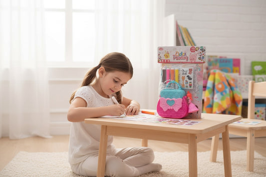 Set Colorat Cu Geanta, Printesa, Carioci Si Foi De Colorat , Activitati Creative Pentru Copii 30x21 cm