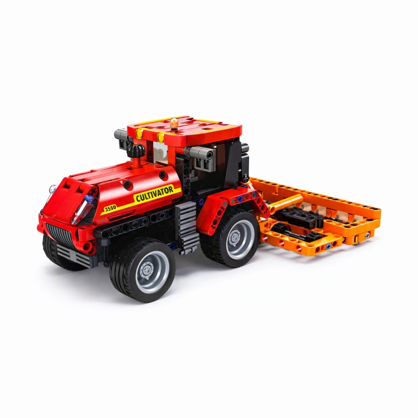 Set constructie tractor agricol 485 piese, 38 cm