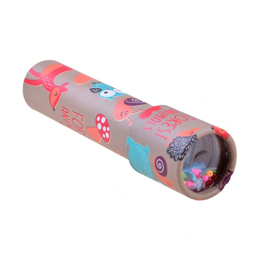 Set de 12 Kaleidoscop pentru copii , modele animale unicorn, culori mixte