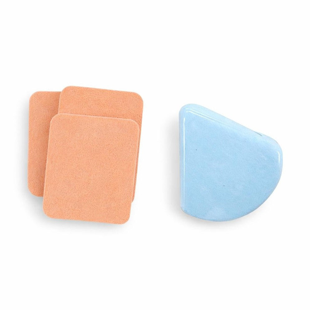 Set de buretei cosmetici pentru machiaj, 4 bucati, aplicare uniforma fond de ten si produse make-up