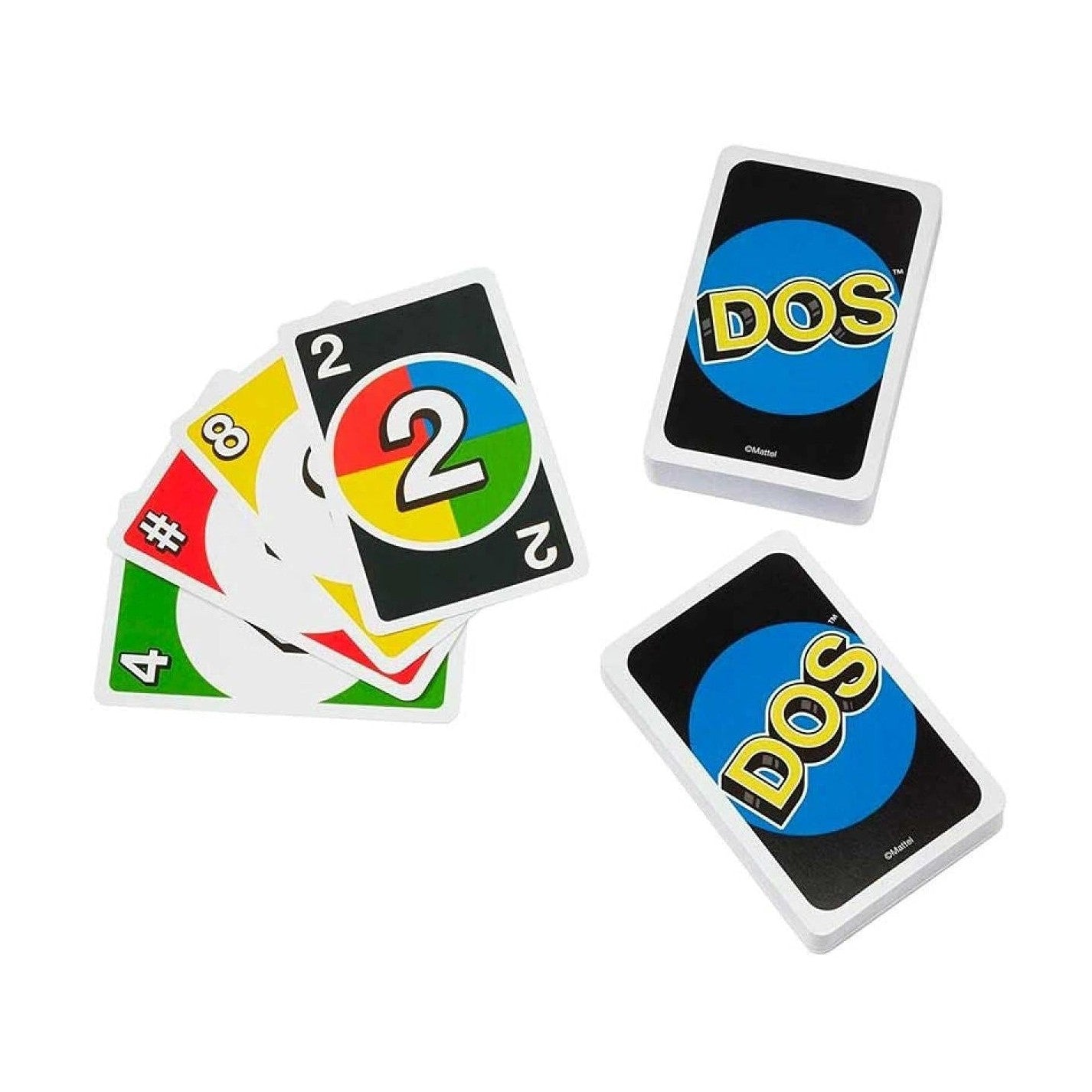 Set de cărți de joc DOS, carton, joc educativ și distractiv