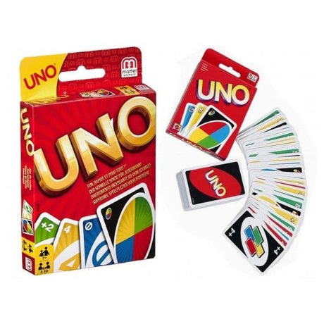 Set de Cărți de Joc UNO pentru Distracție în Familie, Multicolor, 108 Cărți