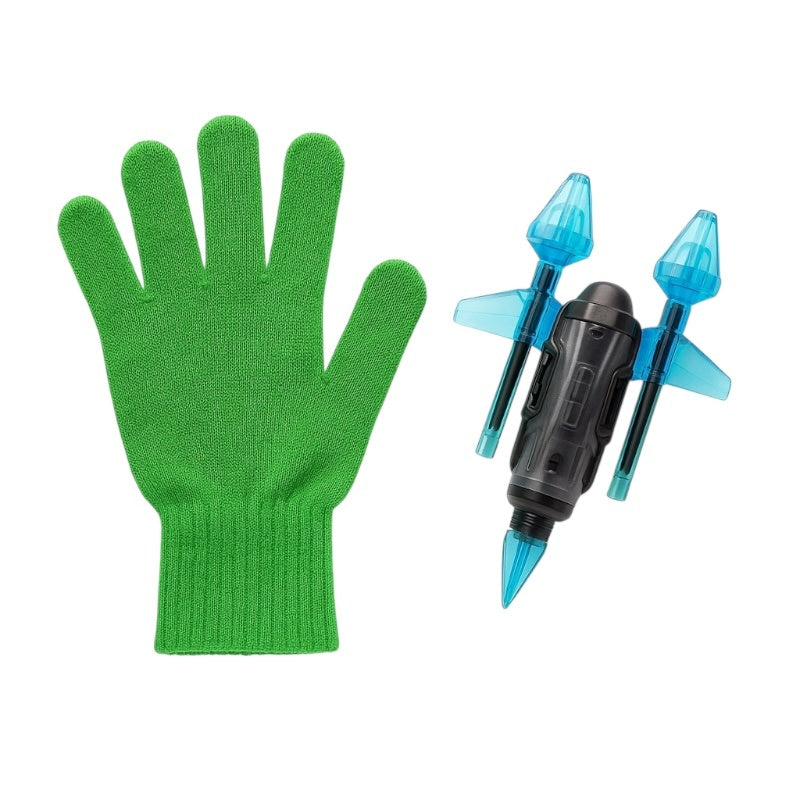 Set Green Hero cu Manusa si Lansator , Hero Equipment , 30x17 cm