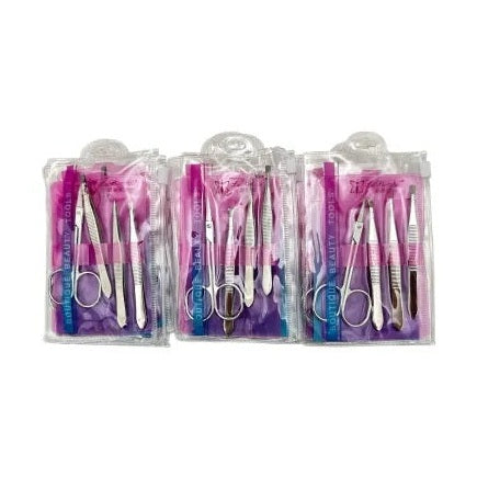 Set ingrijire manichiura 4 piese inox, Boutique Beauty, calitate superioara, Kit complet pentru ingrijire,