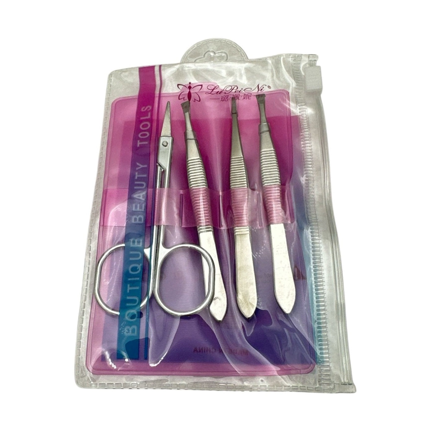 Set ingrijire manichiura 4 piese inox, Boutique Beauty, calitate superioara, Kit complet pentru ingrijire,