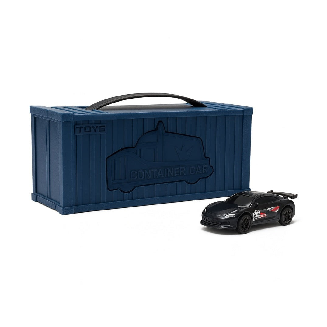 Set Jucarie Camion , Convoy Series Container Car, 23x10 cm, pentru copii 3+