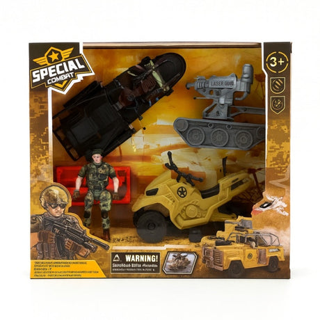 Set Jucarii Militari Special Combat 27x23 cm , Vehicule, Soldat si Accesorii