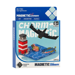 Set Magnetic Blocuri , Far si Creaturi, 23 Piese, 17 x 13 cm