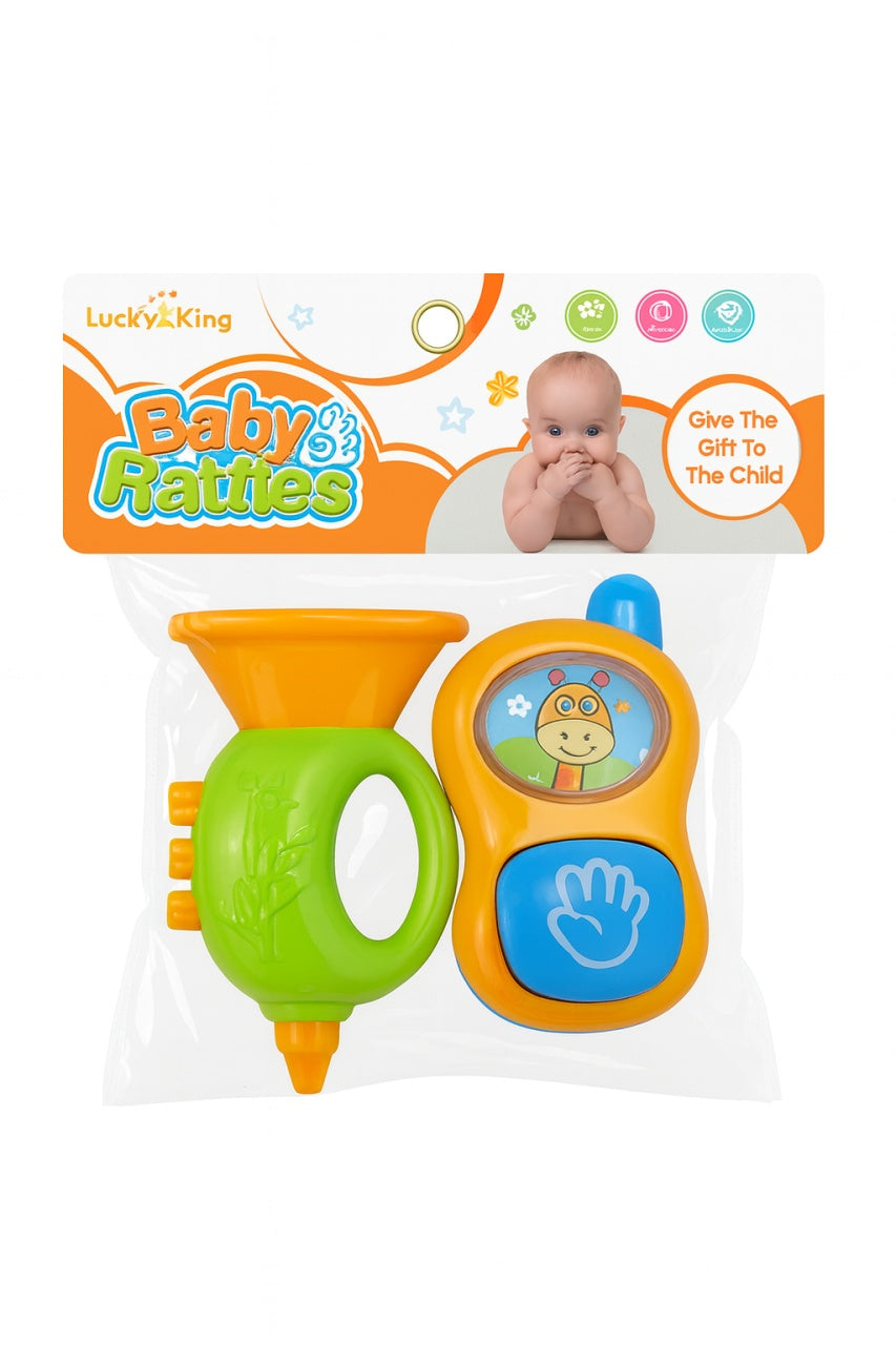 Set Zornaitoare pentru Bebelusi, 20x17 cm, 2 piese, Jucarii pentru 3 luni+