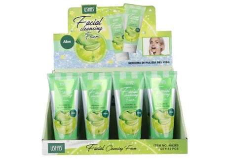 Spuma de Curatare Faciala USHAS cu Aloe Vera 100ml , Hidratare si Curatare Profunda