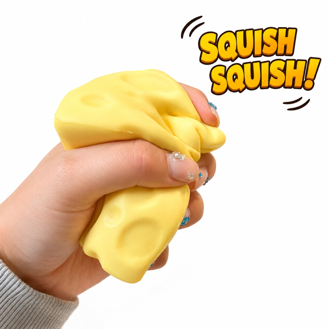 Squishy Branzica Antistres Slow Rising 5x5x5 cm Jucarie Senzoriala Moale si Relaxanta