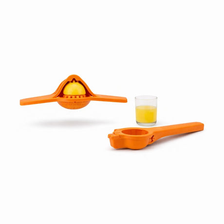 Storcător manual din plastic galben pentru citrice, ideal pentru bucătărie