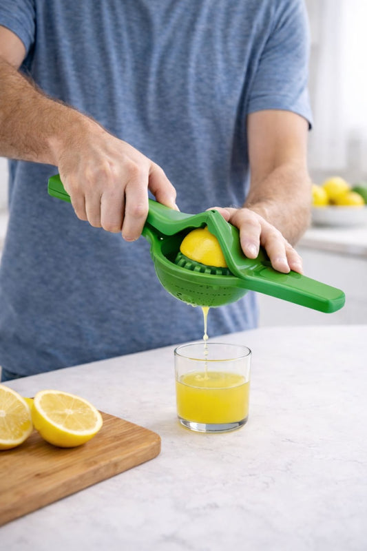 Storcător manual din plastic Verde pentru citrice, ideal pentru bucătărie