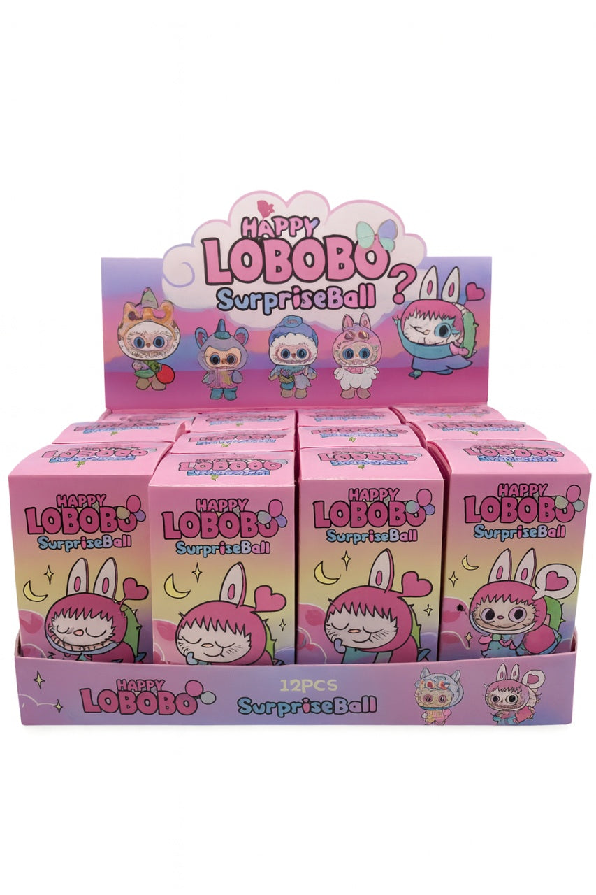 Surprise Ball , Happy LABUBU , 10 cm , Figurine Surpriza Colorate