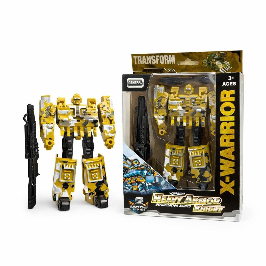Tanc transformabil in robot , Jucarie 2 in 1, model militar, 22.5 cm