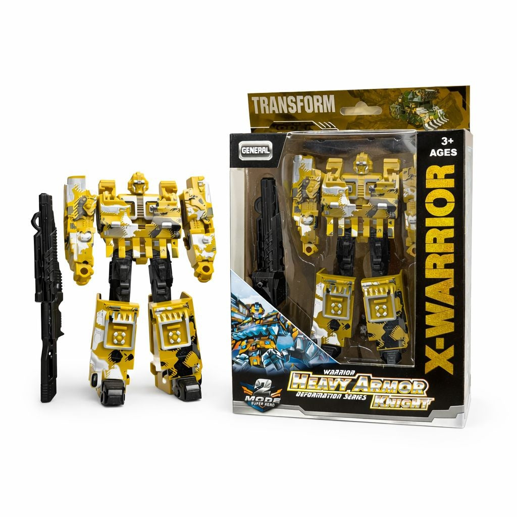 Tanc transformabil in robot , Jucarie 2 in 1, model militar, 22.5 cm