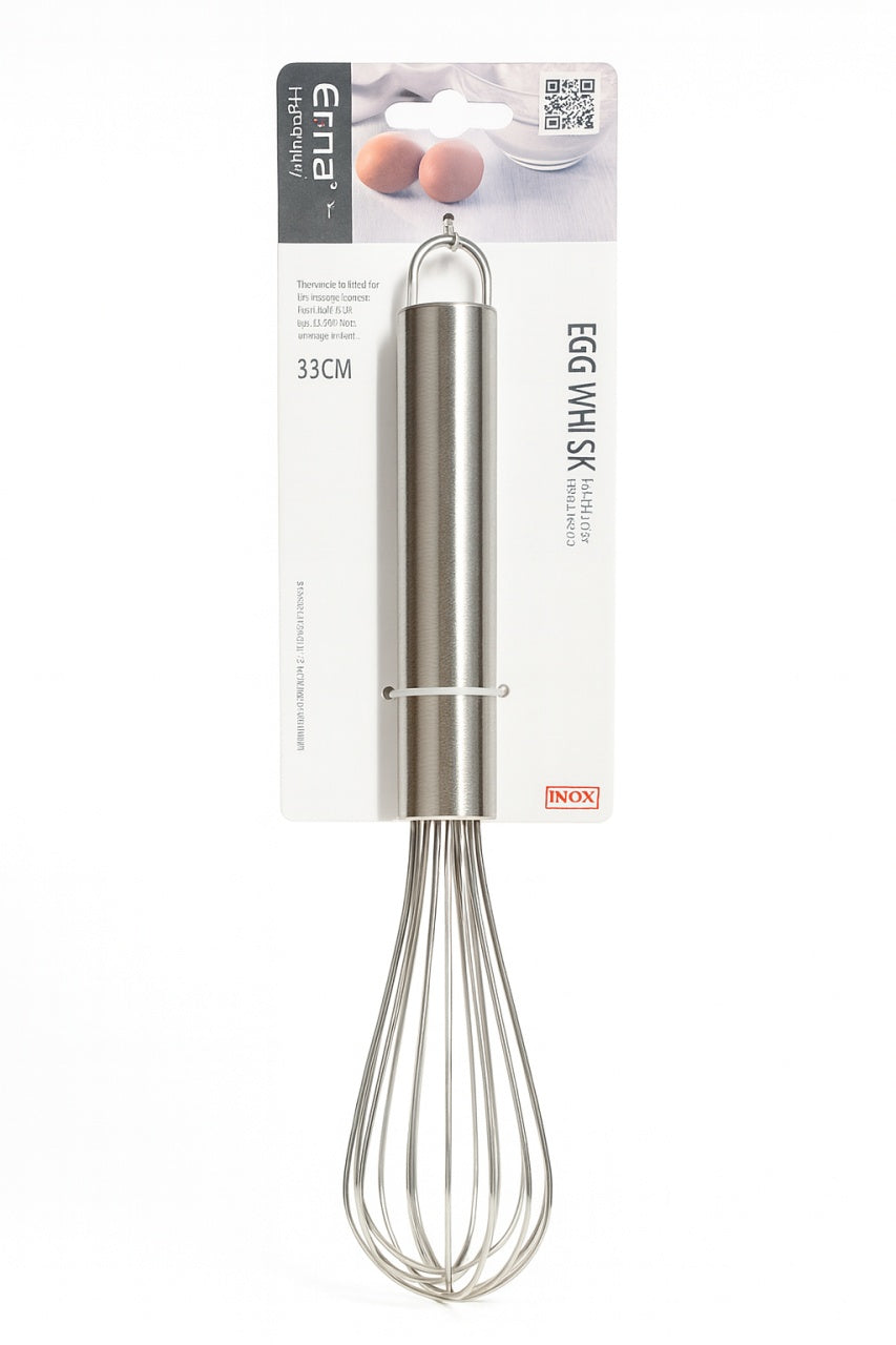 Tel Inox Profesional 33 cm , Tel pentru Bucatarie, Bater Oua si Creme, Erma