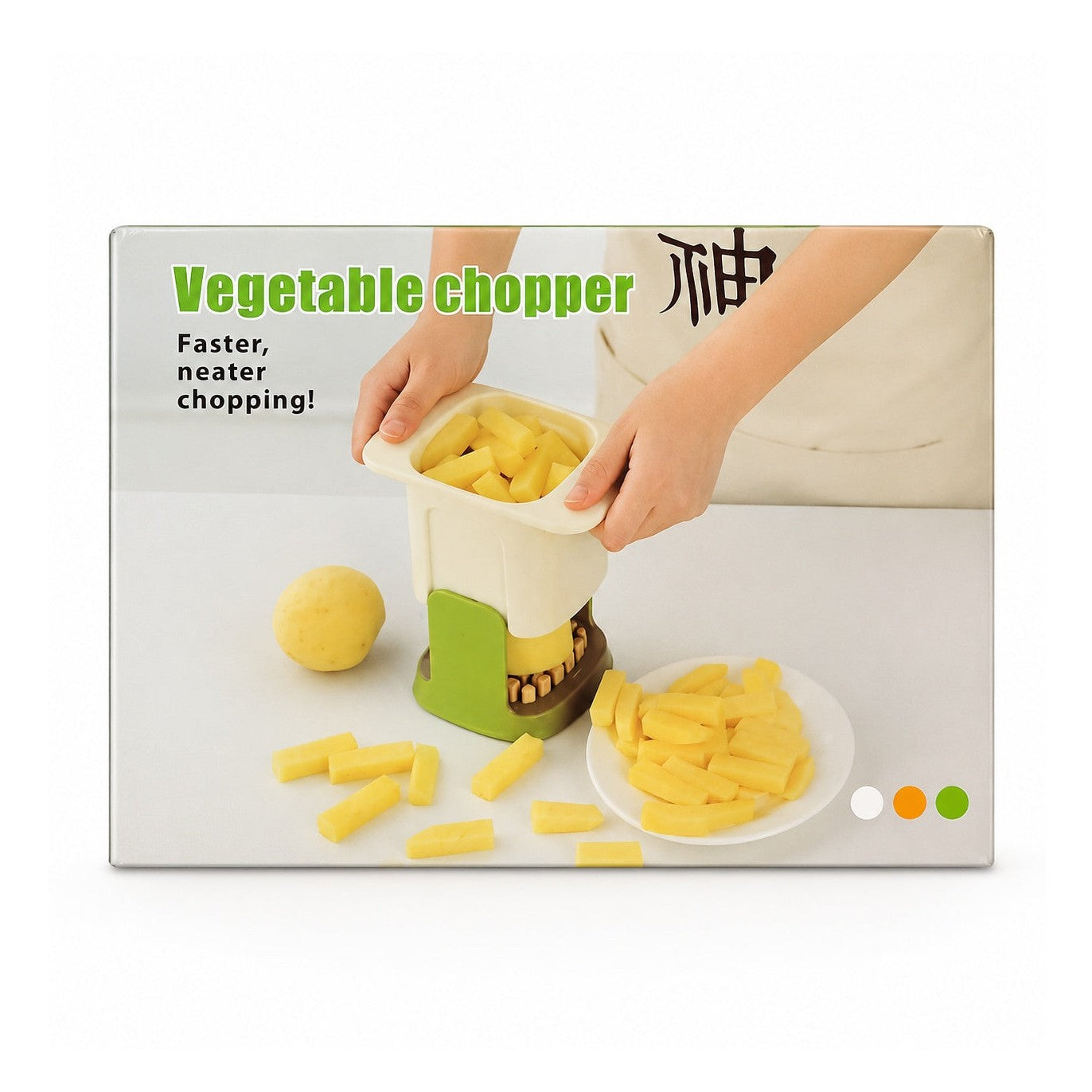 Tocător Manual de Legume 11 cm – Feliator pentru legume cuburi