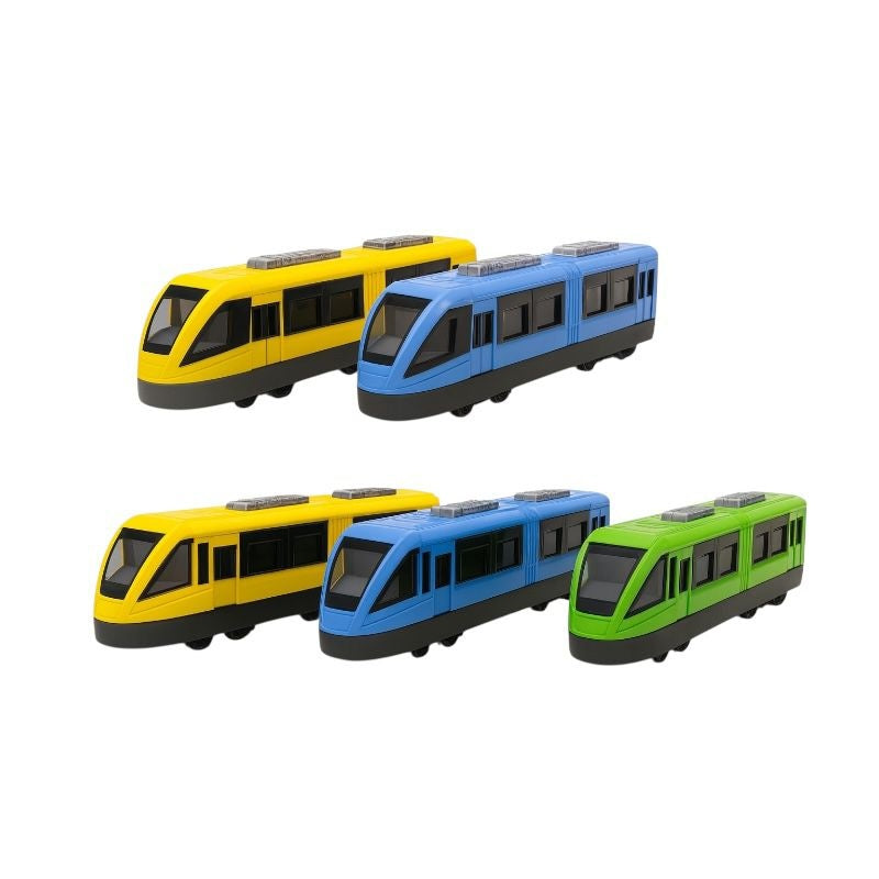 Tren electric cu baterii Urban Subway, 30 cm, lumini si sunete, 6 modele
