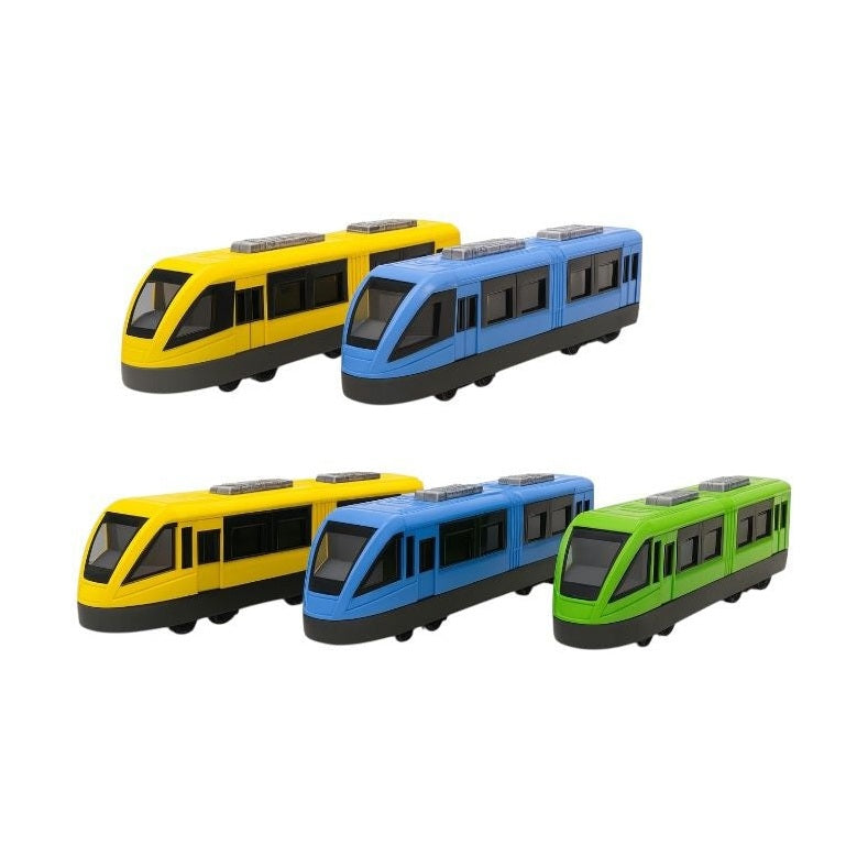 Tren electric cu baterii Urban Subway, 30 cm, lumini si sunete, 6 modele