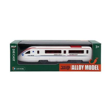 Tren Jucarie Metalic Die-Cast High Speed Rosu , Scara Model XLC Business Geat 3+