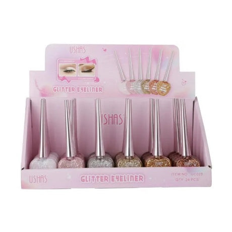 Tus de Ochi cu Sclipici USHAS Glitter Eyeliner 12g , Stralucire Intensa pentru un Look Glamour
