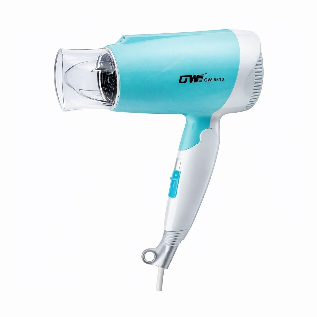 Uscator de par GW-6510, 1500W, 2 trepte viteza, duza concentrare, albastru cu alb