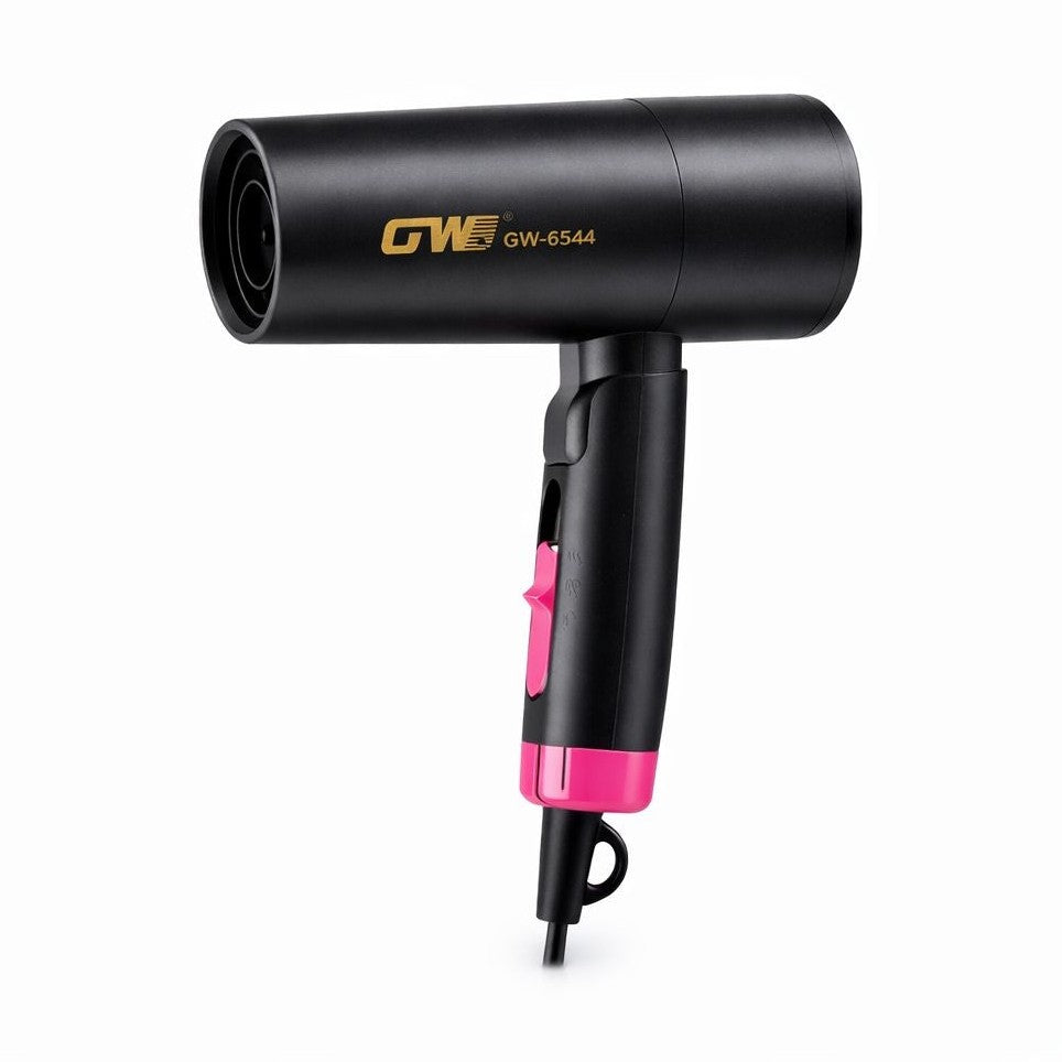 Uscător de păr GW-6544 profesional, 1200W, compact și eficient, Negru