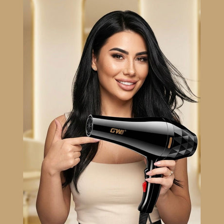 Uscător profesional de păr GW-6659, 6800W, Negru