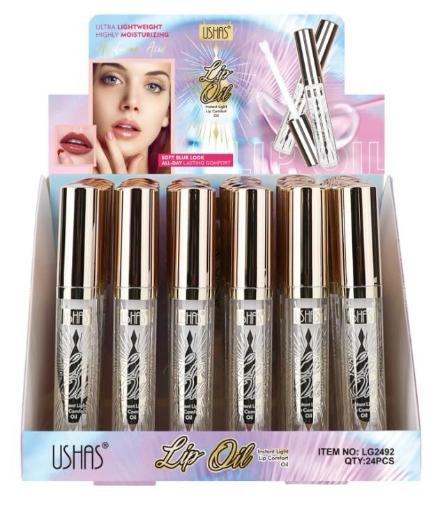 USHAS Lip Oil Hyaluronic Acid , Ulei pentru Buze cu Acid Hialuronic pentru Hidratare si Revitalizare, 2g