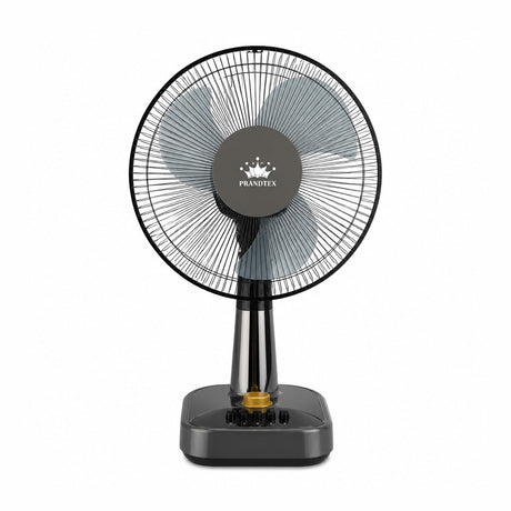 Ventilator de masa 16 inch 40cm, 3 viteze, oscilatie, silentios, 60W, gri