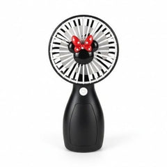 Ventilator portabil copii, reincarcabil USB, design compact, negru