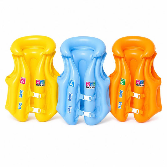 Vesta gonflabila inot copii 20–30 kg , galben, marime B, pentru piscina si mare