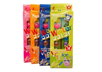 Acuarele pastila Boyixnan, 16 culori , set complet pentru pictura si creatii artistice,