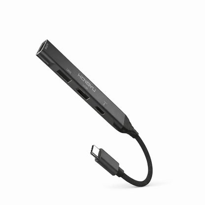 Adaptor hub Hongyu HY-EX01 USB-C Extender cu porturi USB și încărcare Type-C