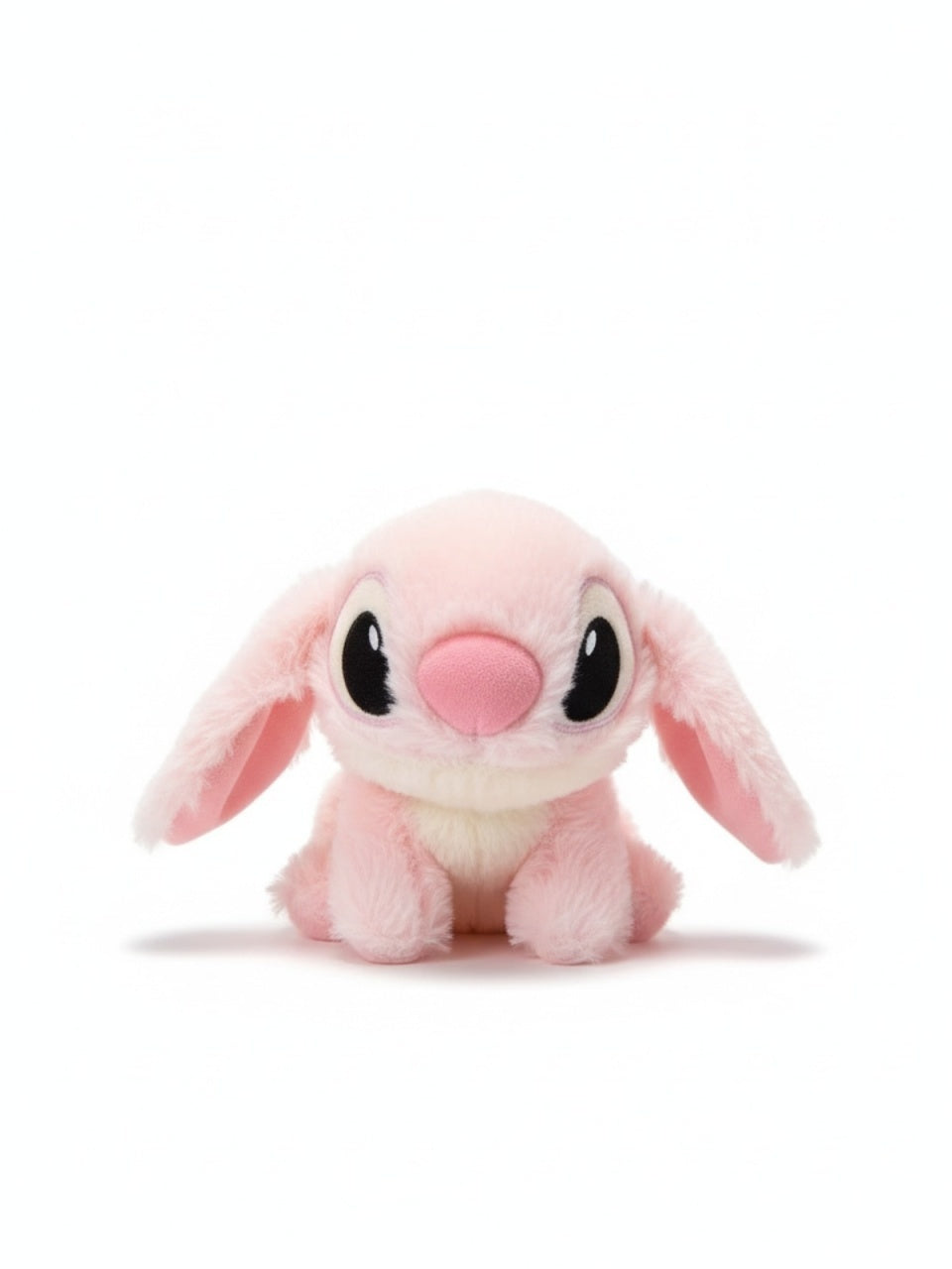 Animalut de plus interactiv roz/albastru cu sunete si mers, 18 cm