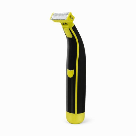 Aparat de ras electric rezistent la apă, cu piepteni ajustabili, negru-galben