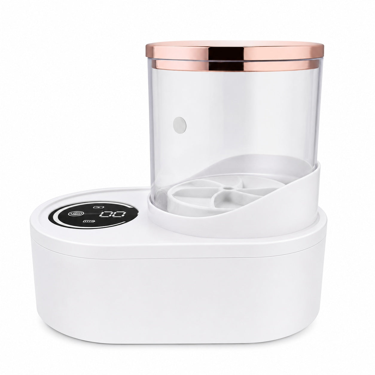Aparat Electric pentru Curățare Pensule Machiaj 20 cm – Curățare Automată 360°, USB, 6W