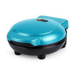 Aparat electric pentru waffles cu placi antiaderente, indicator LED, turcoaz