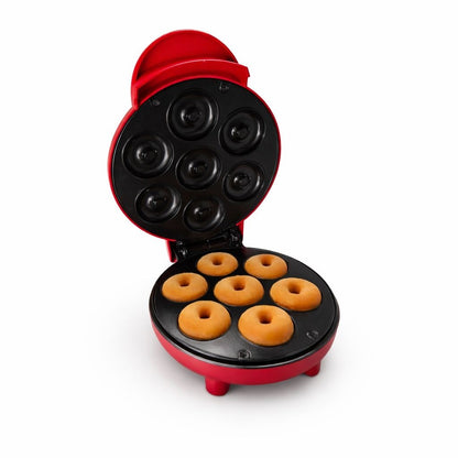 Aparat pentru preparat mini gogoși SX-717, plastic, compact, culoare roșu