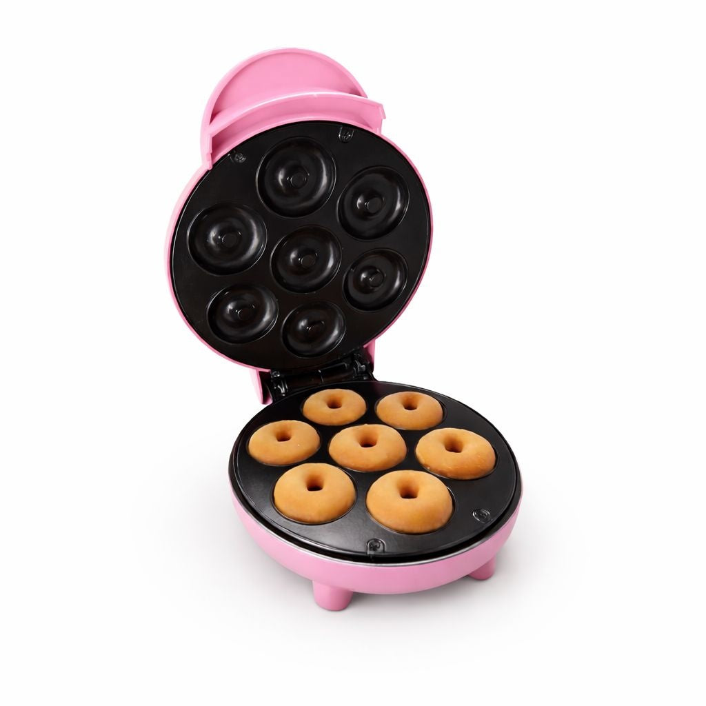 Aparat pentru preparat mini gogoși SX-717, plastic, compact, culoare roz