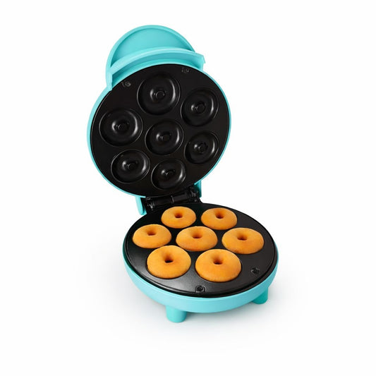 Aparat pentru preparat mini gogoși SX-717, plastic, compact, culoare turcoaz