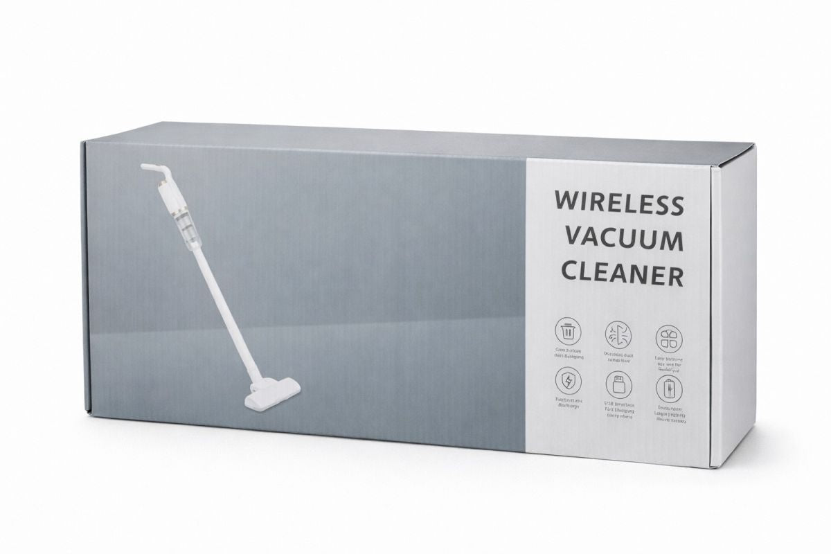 Aspirator vertical fara fir 2 in 1, reincarcabil USB, portabil, cu accesorii, alb